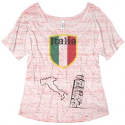 Ladies Flowy Slouchy Tee