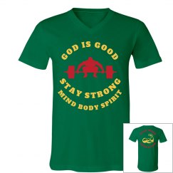 DONDIFITNESS MEN V NECK T SHIRT