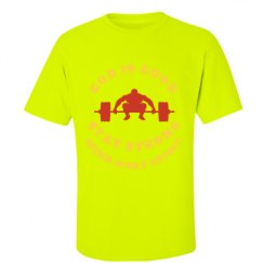 Unisex Ultra Cotton Safety Neon Crewneck Tee