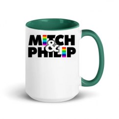 15oz Ceramic Mug with Color Inside