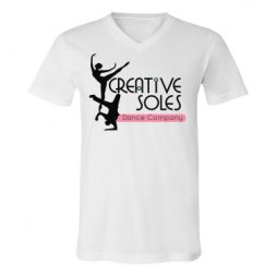 Unisex V-Neck Jersey Tee