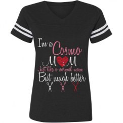 Ladies Relaxed Fit Vintage Sports Tee