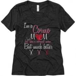 Ladies Relaxed Fit Super Soft Triblend V-Neck Tee