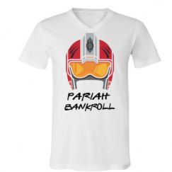 Unisex V-Neck Jersey Tee