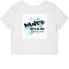 Ladies Slim Fit Crop Top Tee