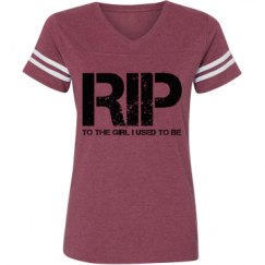 Ladies Relaxed Fit Vintage Sports Tee