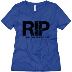 Ladies Relaxed Fit V-Neck Tee