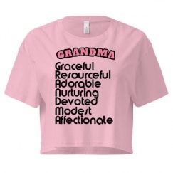 Ladies Festival Cali Crop Top Tee