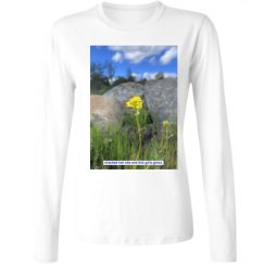 Ladies Relaxed Fit Basic Long Sleeve Tee