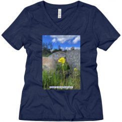 Ladies Relaxed Fit V-Neck Tee