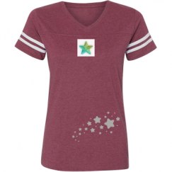 Ladies Relaxed Fit Vintage Sports Tee