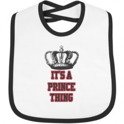 Infant Contrast Trim Bib