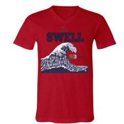 Unisex V-Neck Jersey Tee