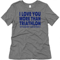 Ladies Relaxed Fit Super Soft Triblend Tee