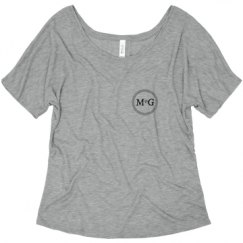 Ladies Flowy Slouchy Tee