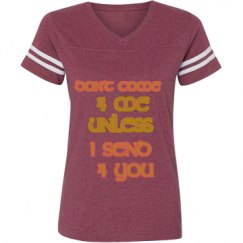 Ladies Relaxed Fit Vintage Sports Tee