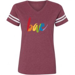 Ladies Relaxed Fit Vintage Sports Tee