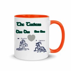 11oz Ceramic Mug with Color Inside