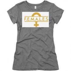 Ladies Slim Fit Super Soft Triblend Tee