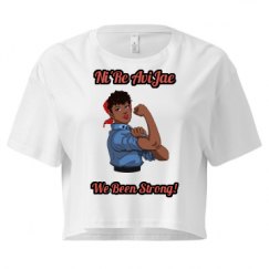 Ladies Festival Cali Crop Top Tee