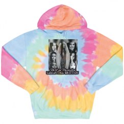 Unisex Tie-Dye Fleece Hoodie