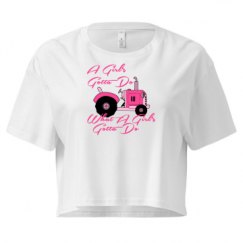 Ladies Festival Cali Crop Top Tee