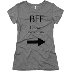 Ladies Slim Fit Super Soft Triblend Tee