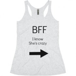 Ladies Slim Fit Super Soft Racerback Triblend Tank