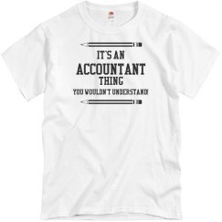 It's an accountant thing