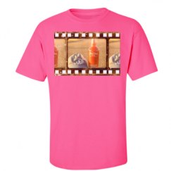 Unisex Ultra Cotton Safety Neon Crewneck Tee