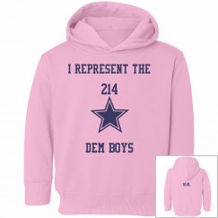 I Represent The 214 -  Toddler Hoodie