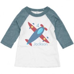 Toddler 3/4 Sleeve Raglan Tee