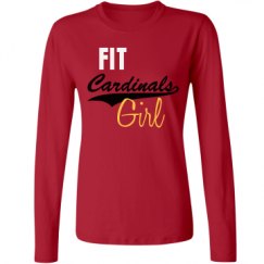 Ladies Relaxed Fit Basic Long Sleeve Tee