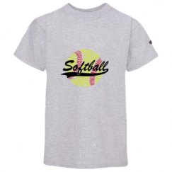 Youth Champion Short Sleeve Tagless Tee