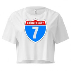 Ladies Festival Cali Crop Top Tee