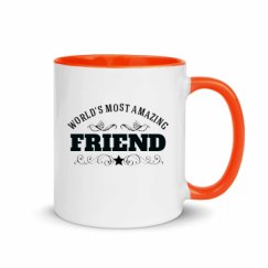 11oz Ceramic Mug with Color Inside