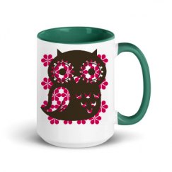 15oz Ceramic Mug with Color Inside