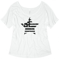 Ladies Flowy Slouchy Tee