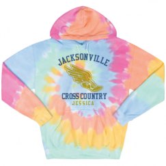 Unisex Tie-Dye Fleece Hoodie
