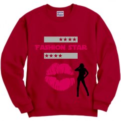 Unisex Film and Foil Crewneck Sweatshirt