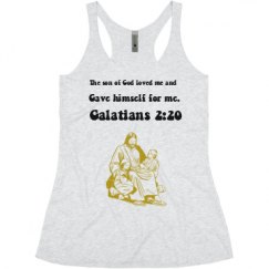 Ladies Slim Fit Super Soft Racerback Triblend Tank