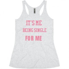 Ladies Slim Fit Super Soft Racerback Triblend Tank