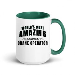 15oz Ceramic Mug with Color Inside