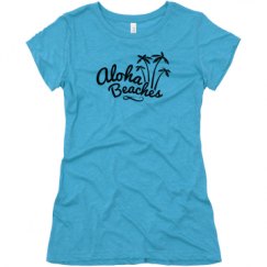 Ladies Slim Fit Super Soft Triblend Tee