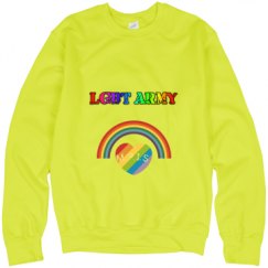 Unisex Neon Crewneck Sweatshirt