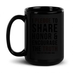 15oz Black Glossy Mug