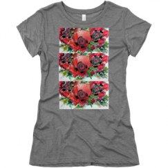 Ladies Slim Fit Super Soft Triblend Tee