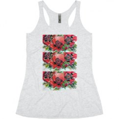 Ladies Slim Fit Super Soft Racerback Triblend Tank