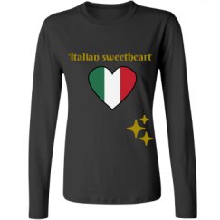 Ladies Relaxed Fit Basic Long Sleeve Tee