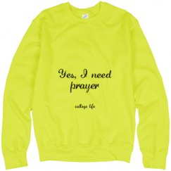 Unisex Neon Crewneck Sweatshirt
